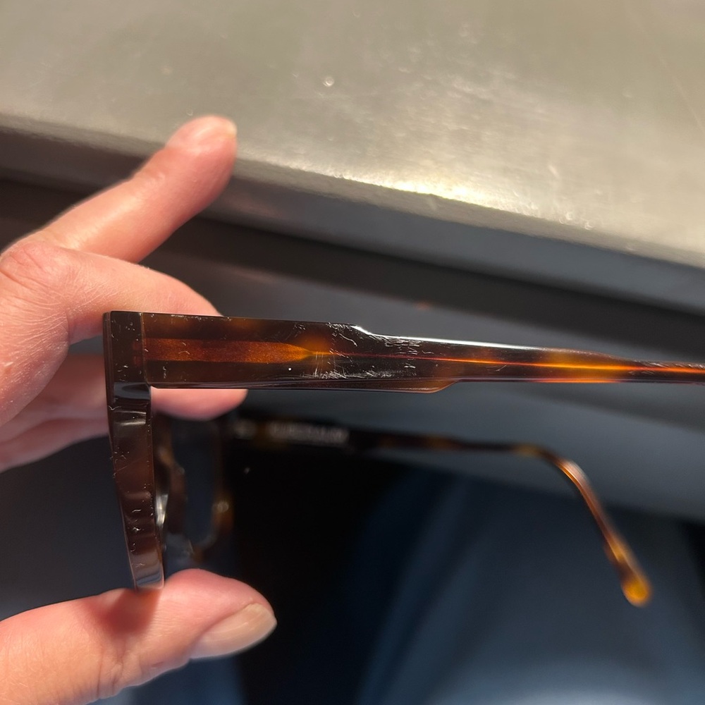 Tortoise Shell Square Glasses - Picture 2 of 6